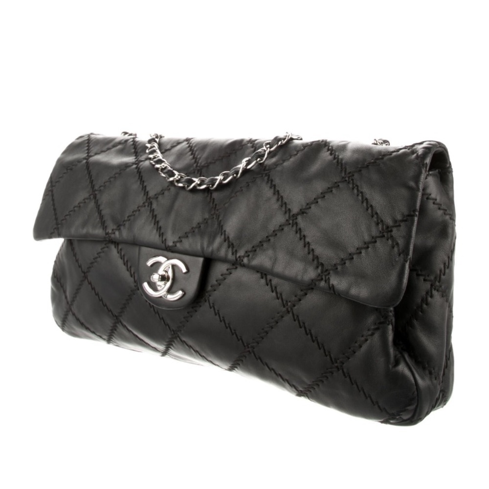 Black quilted leather Chanel Ultimate Stitch Flap Bag